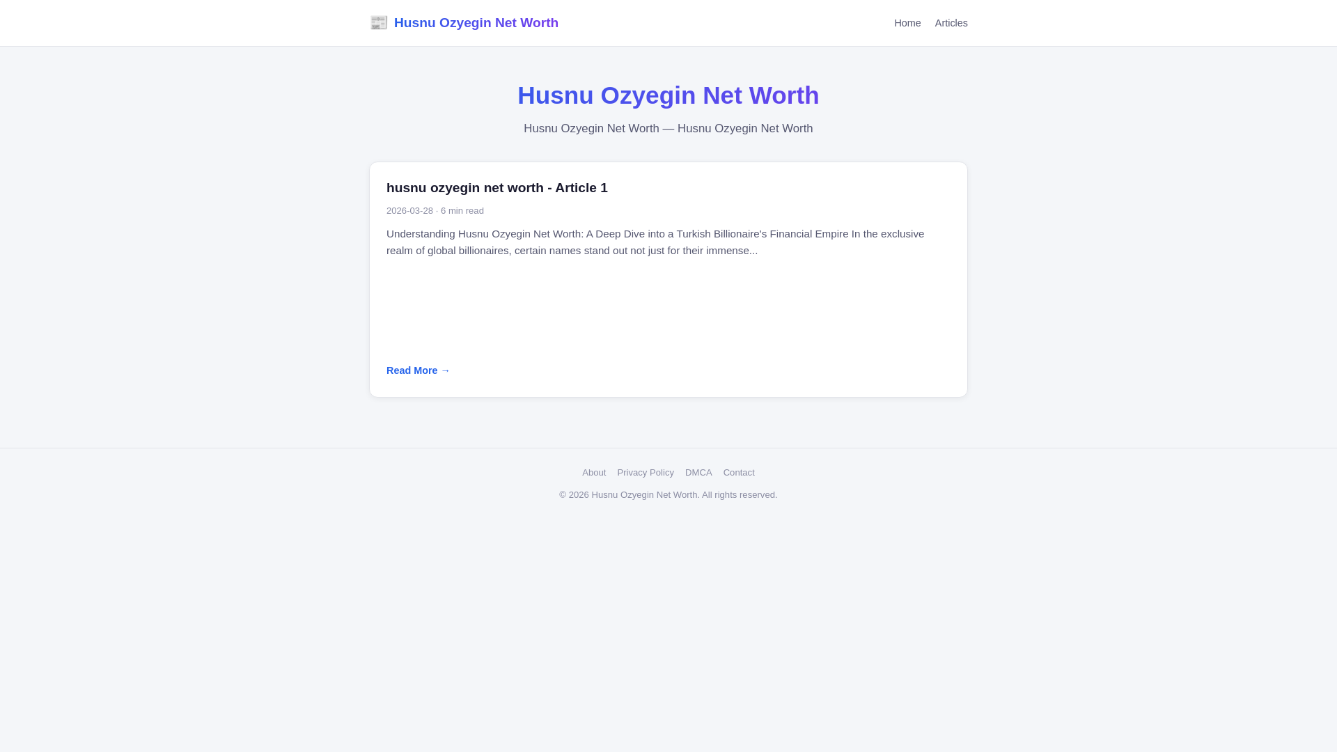 website screenshot of https://husnu-ozyegin-net-worth.pages.dev/