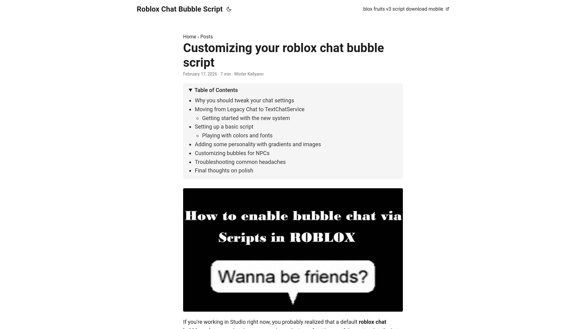 website screenshot of https://roblox-chat-bubble-script.pages.dev/