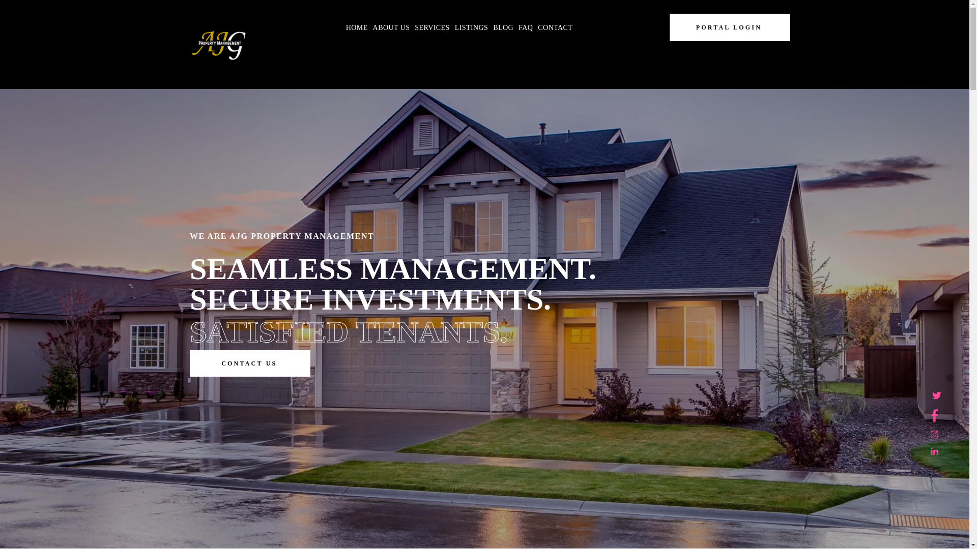 website screenshot of https://ajgpropertymangenment.com/