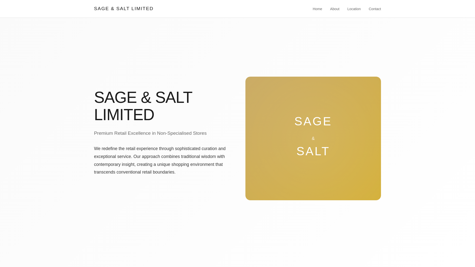 website screenshot of https://saaggeandsalltt.uk