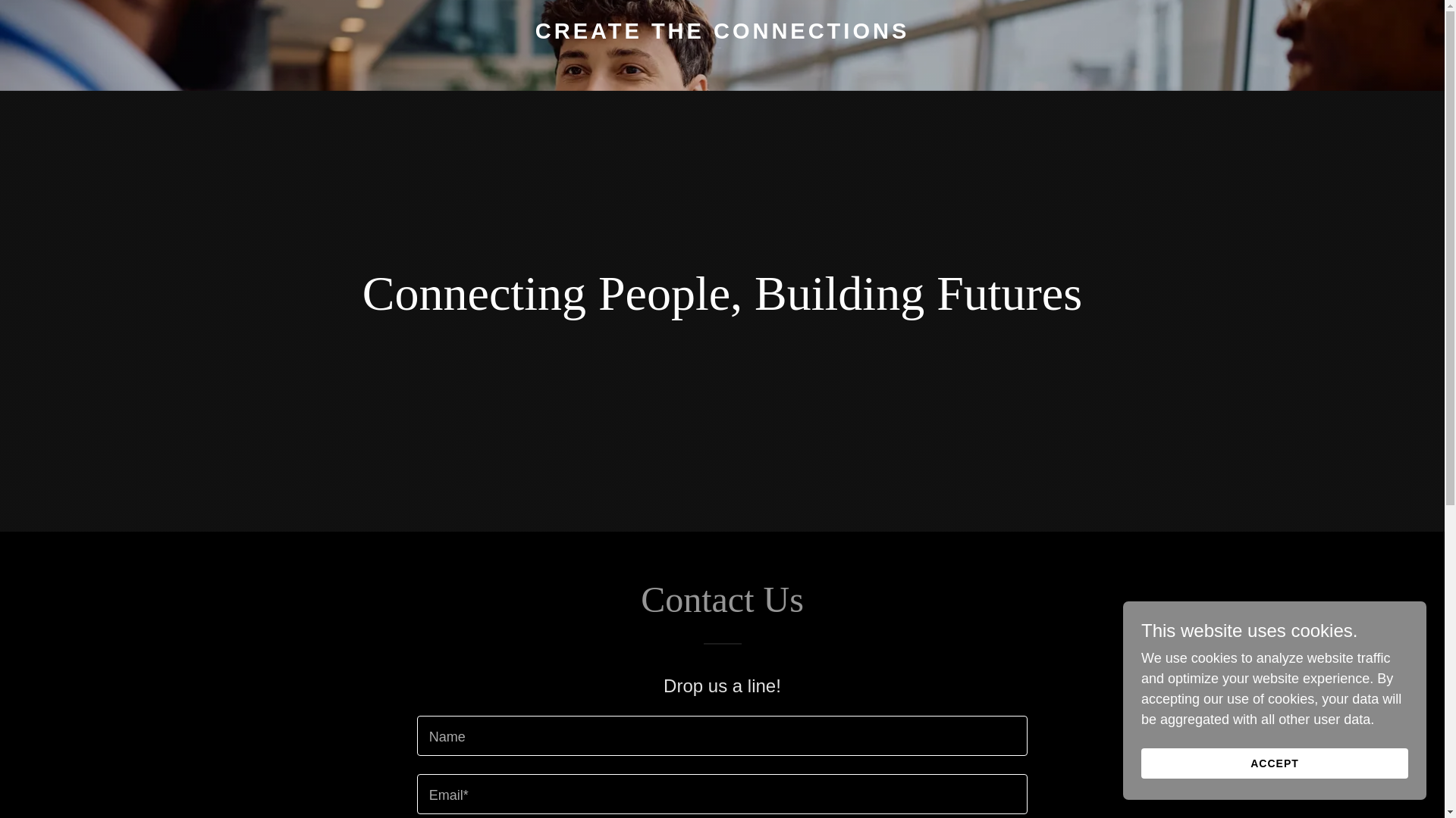 website screenshot of https://createtheconnections.com/