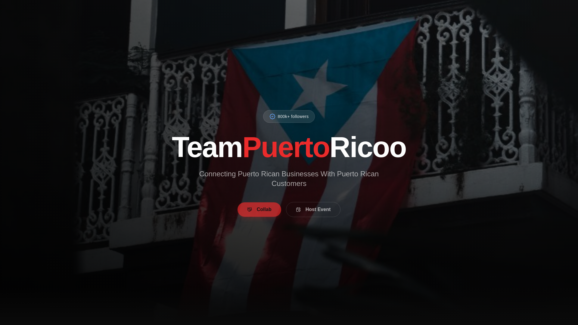 website screenshot of https://teampuertoricoo.com/