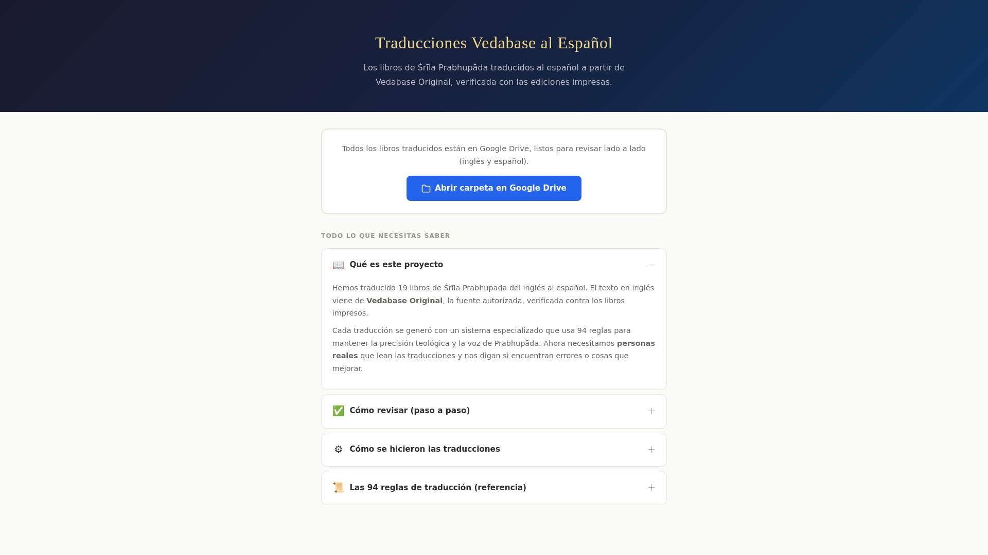 website screenshot of https://traducciones.pages.dev/