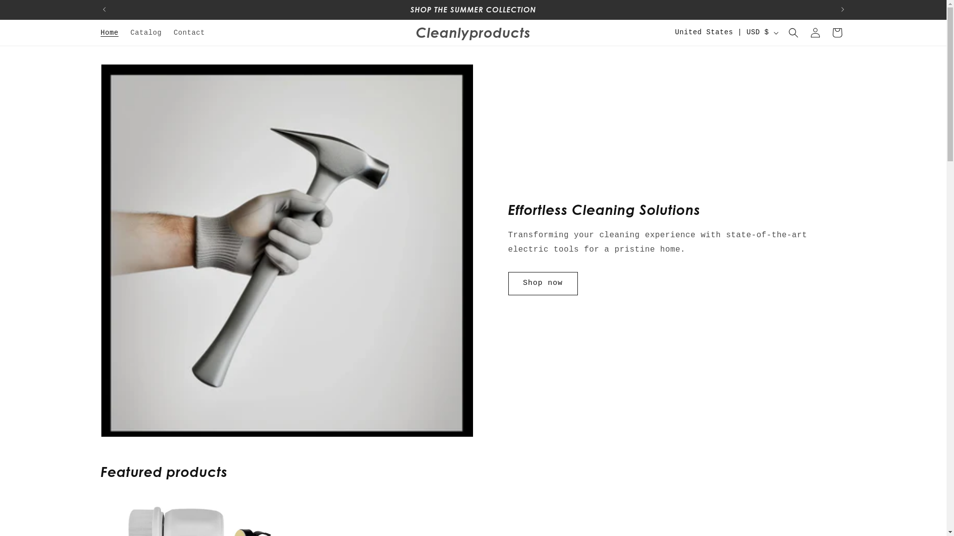website screenshot of https://cleanlyproducts.store/
