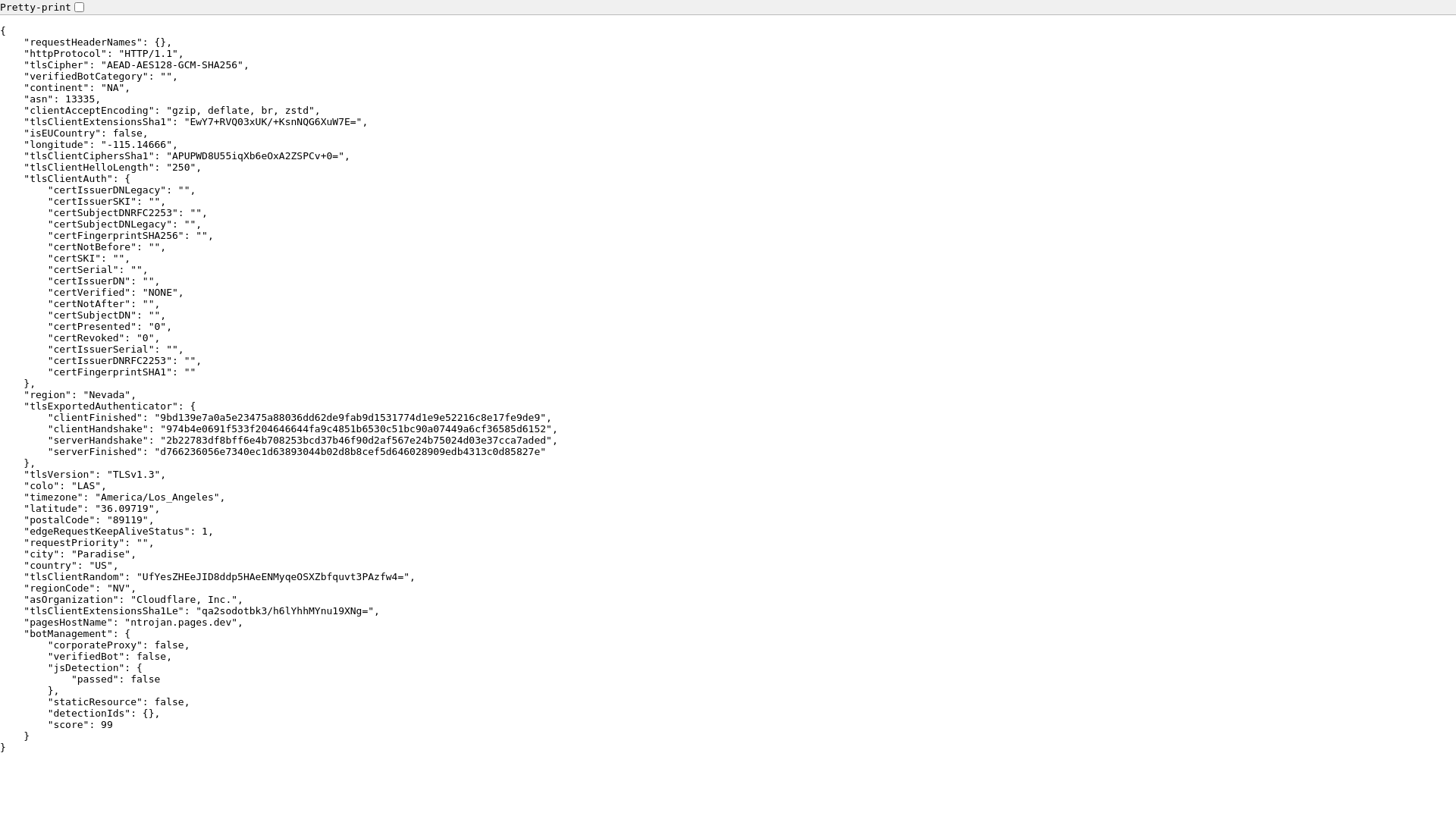 website screenshot of https://ntrojan.pages.dev/