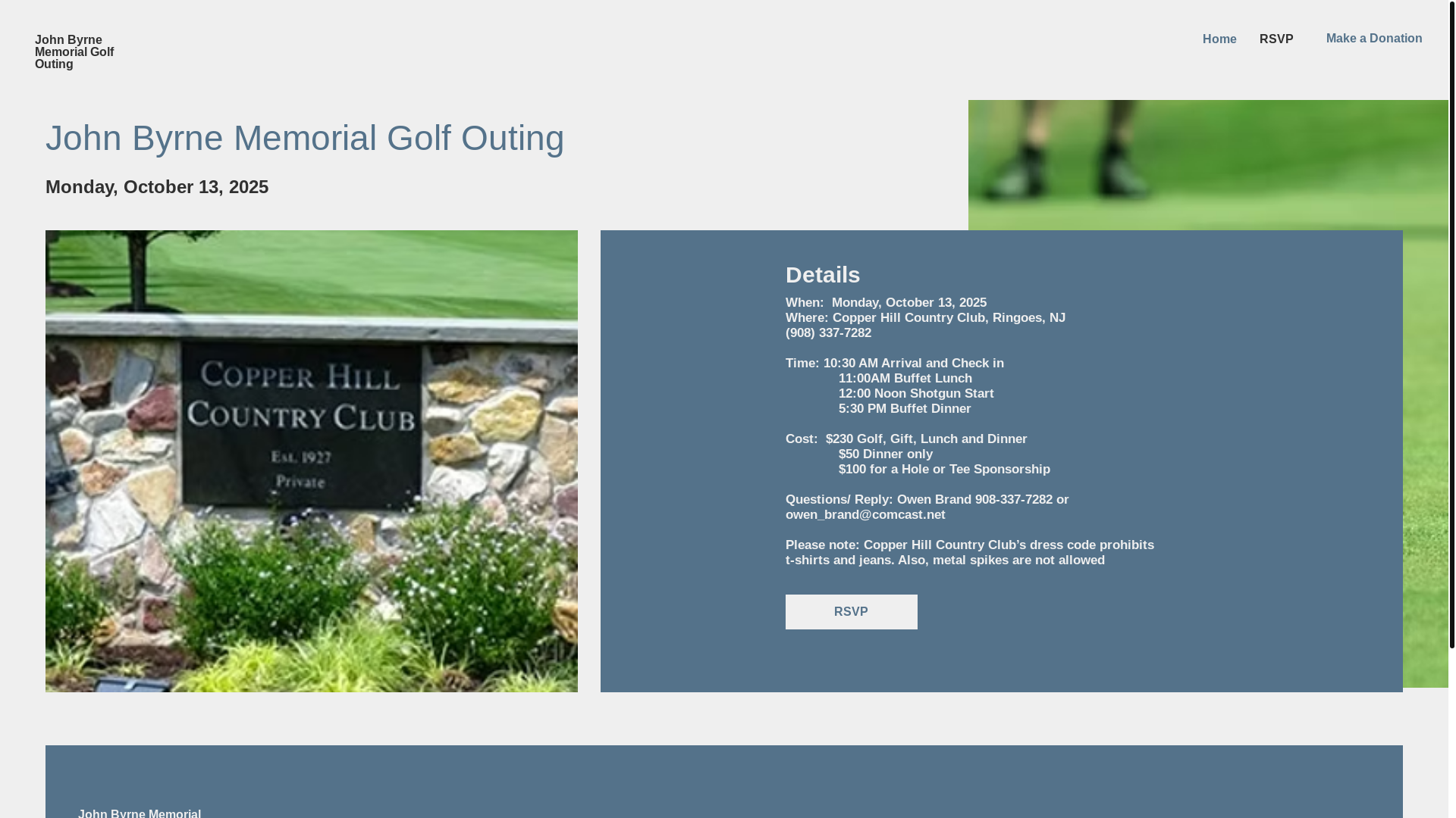 website screenshot of https://johnbyrneouting.com/