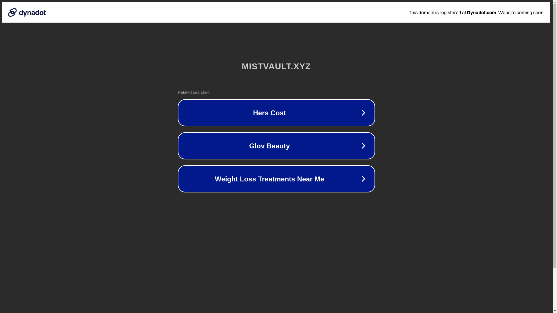 website screenshot of https://mistvault.xyz/