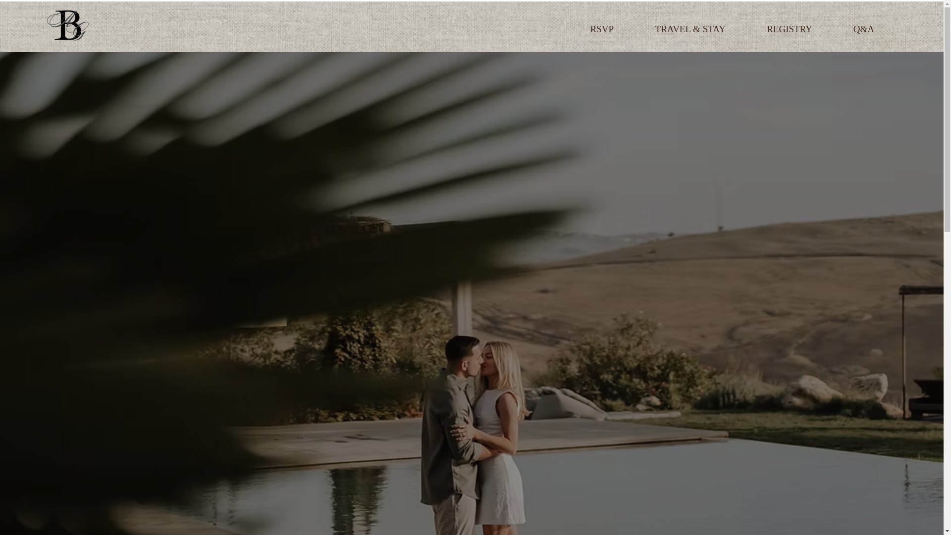 website screenshot of https://ashtonandgabrielle.com/