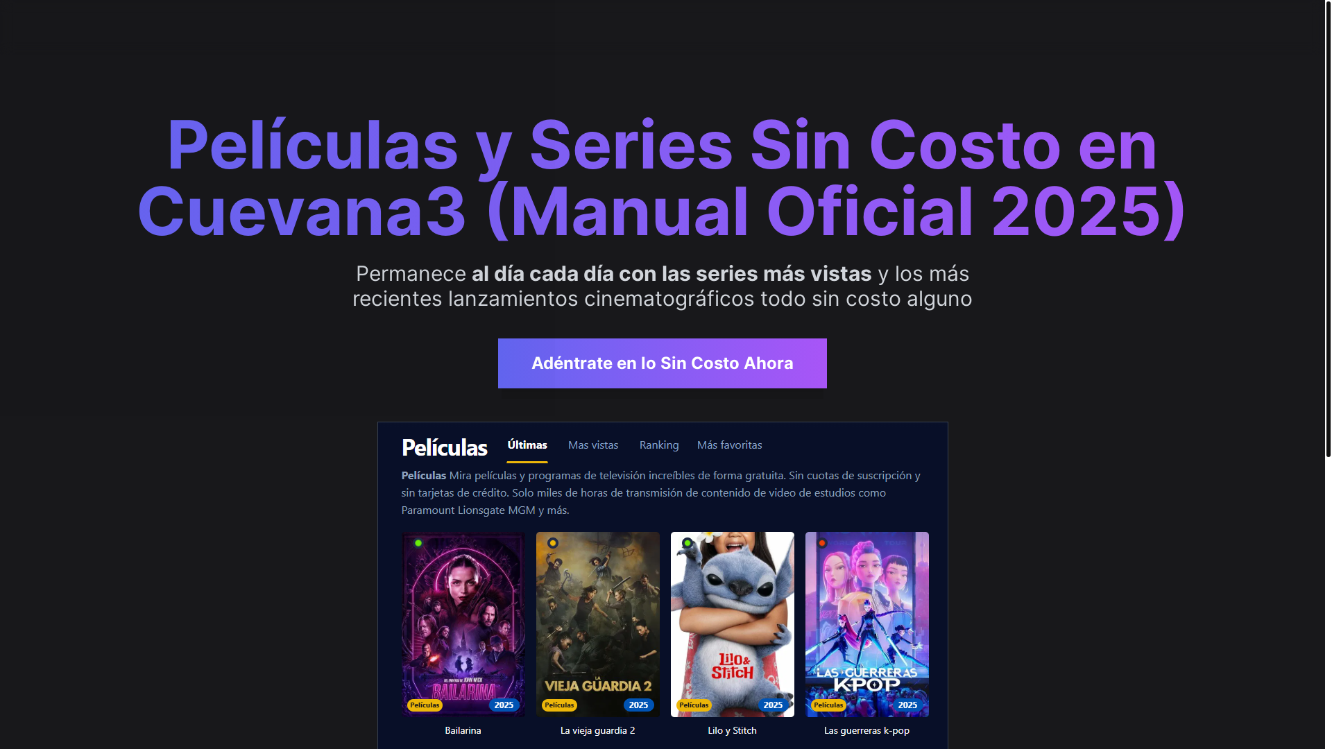 website screenshot of https://cuevana3-qv1z.pages.dev/