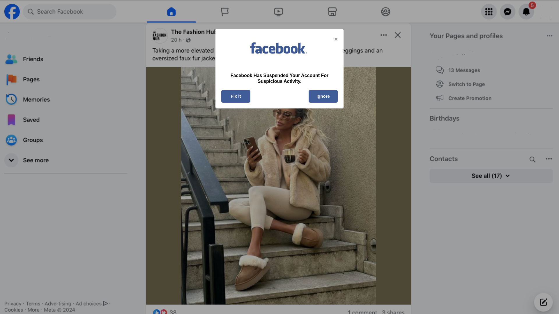 website screenshot of https://megasupportgroups.z13.web.core.windows.net