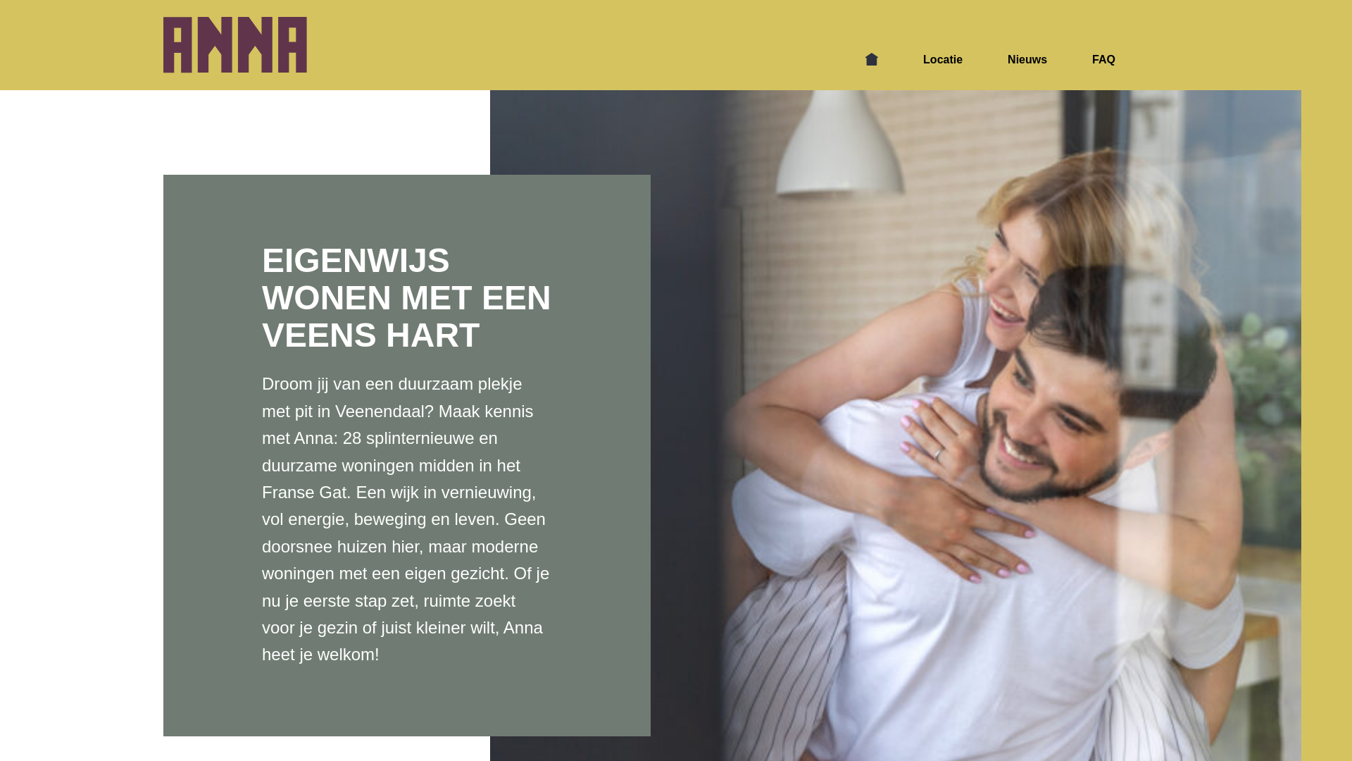 website screenshot of https://anna-veenendaal.nl/