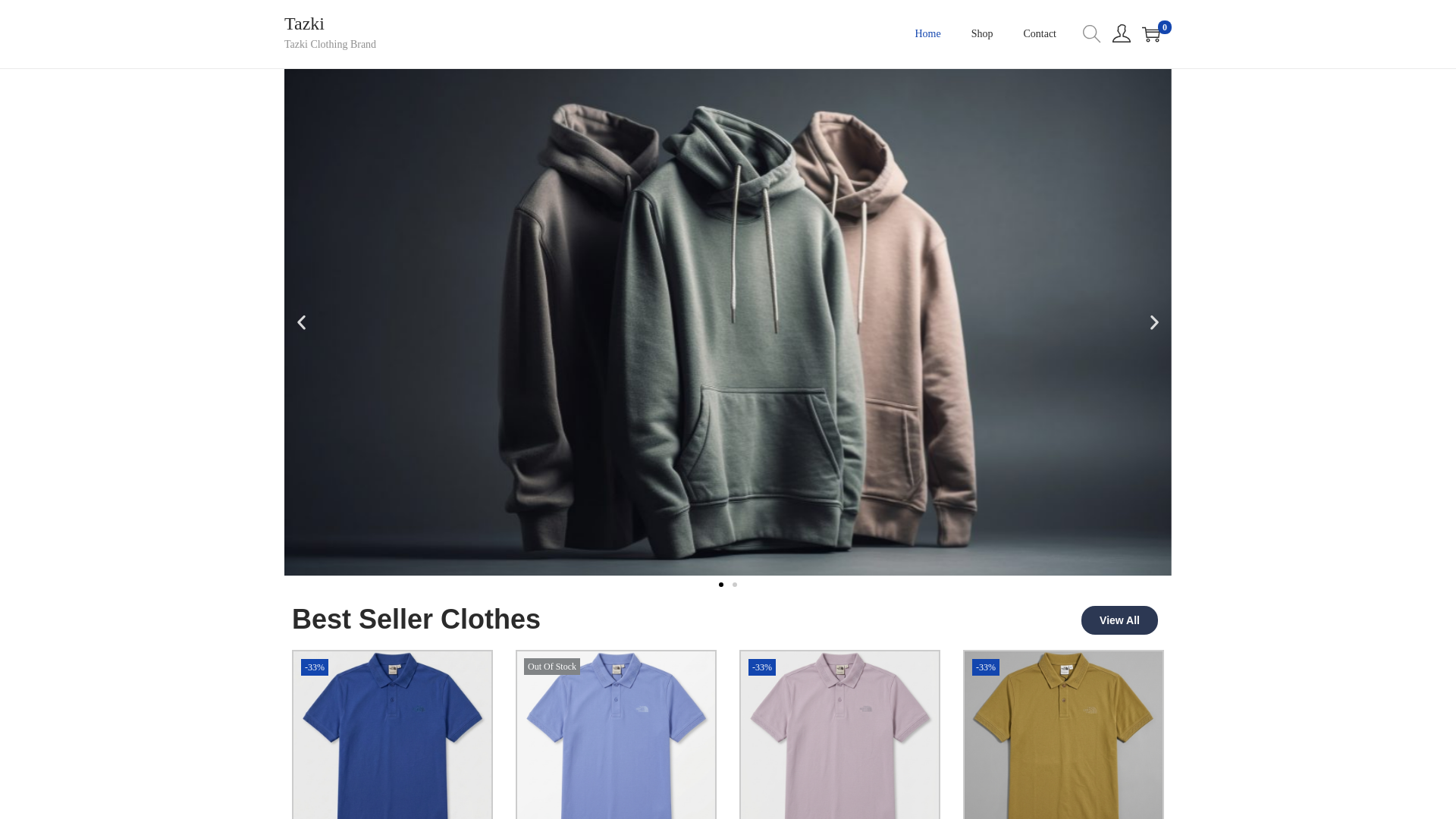 website screenshot of https://tazkibd.com/