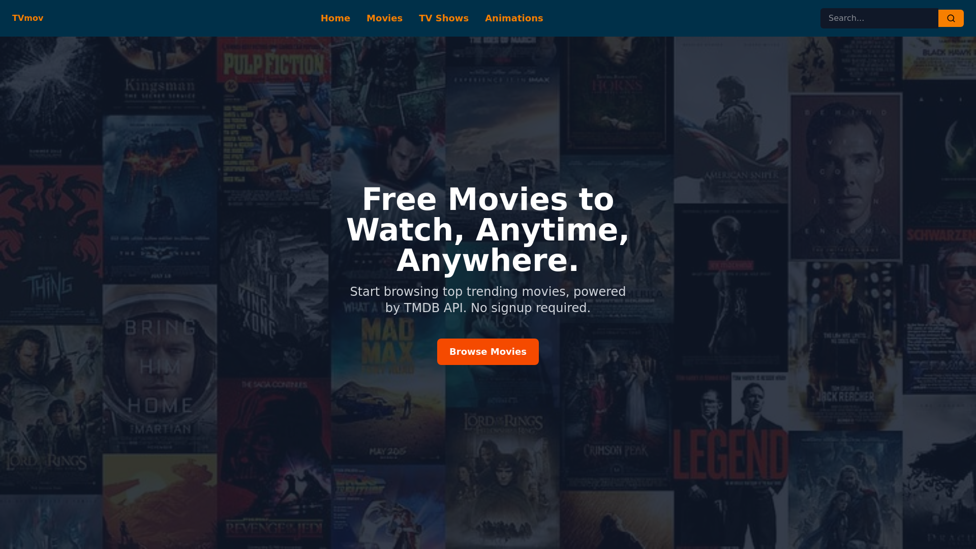 website screenshot of https://movies-react-3qj.pages.dev/