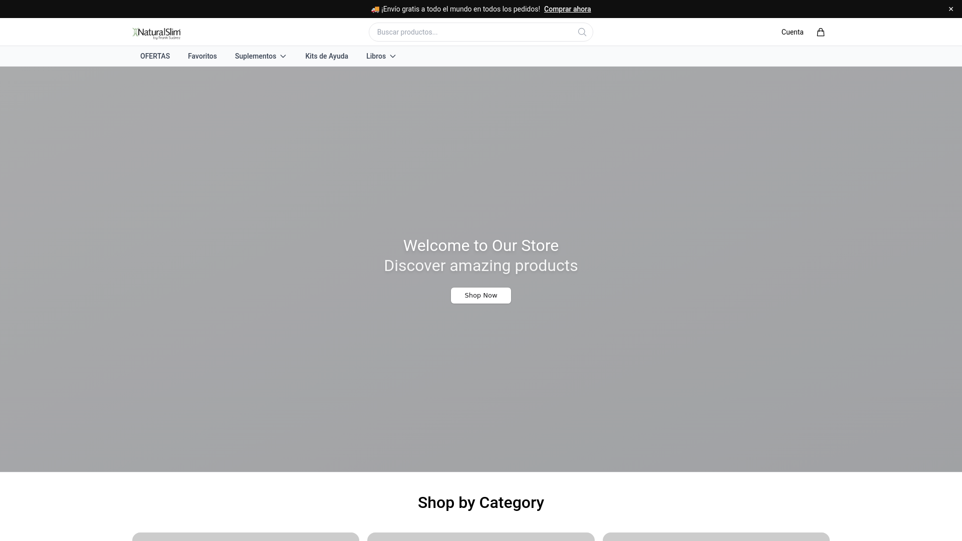 website screenshot of https://naturalslimwellness.shop/