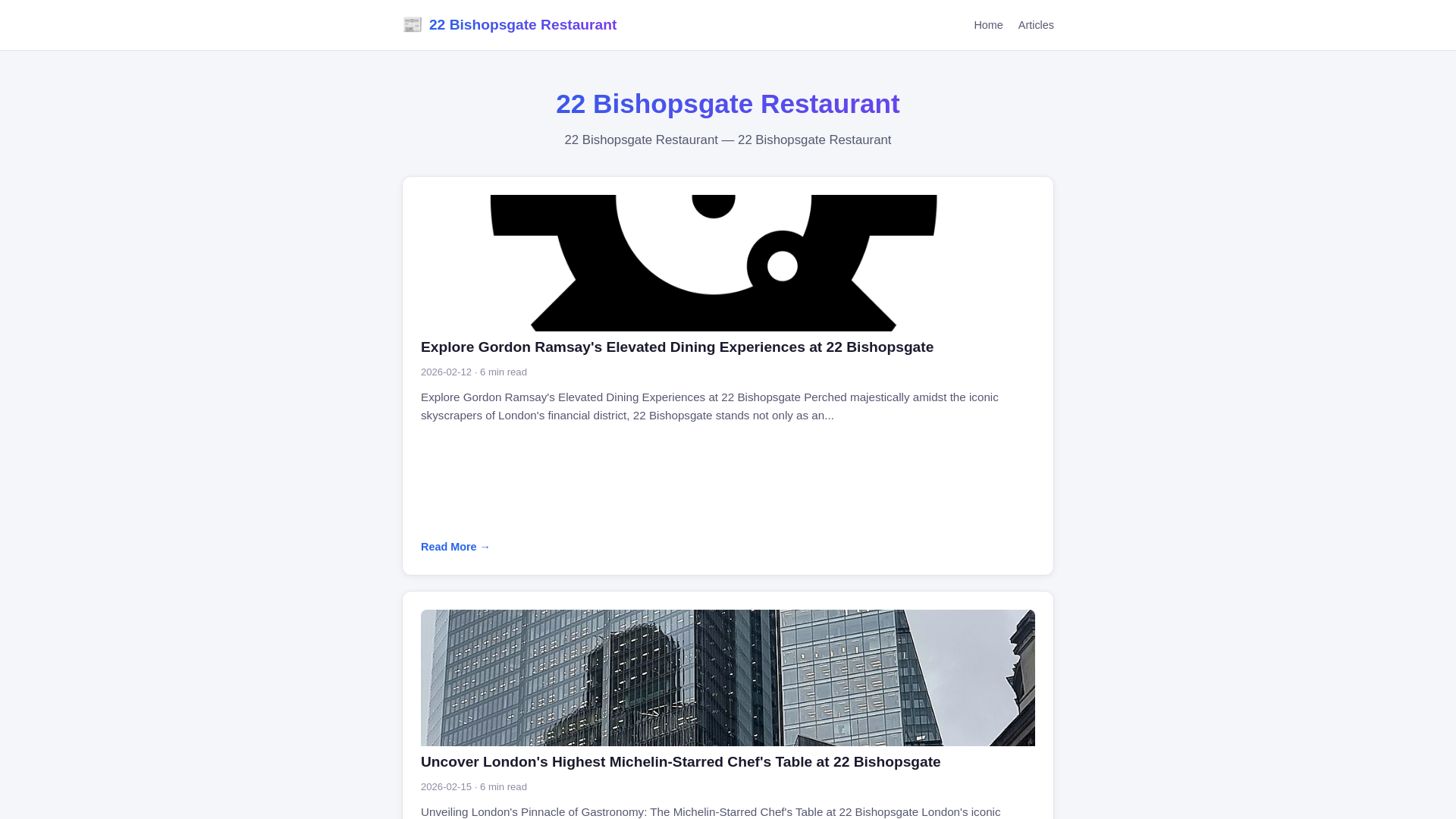 website screenshot of https://22-bishopsgate-restaurant.pages.dev/