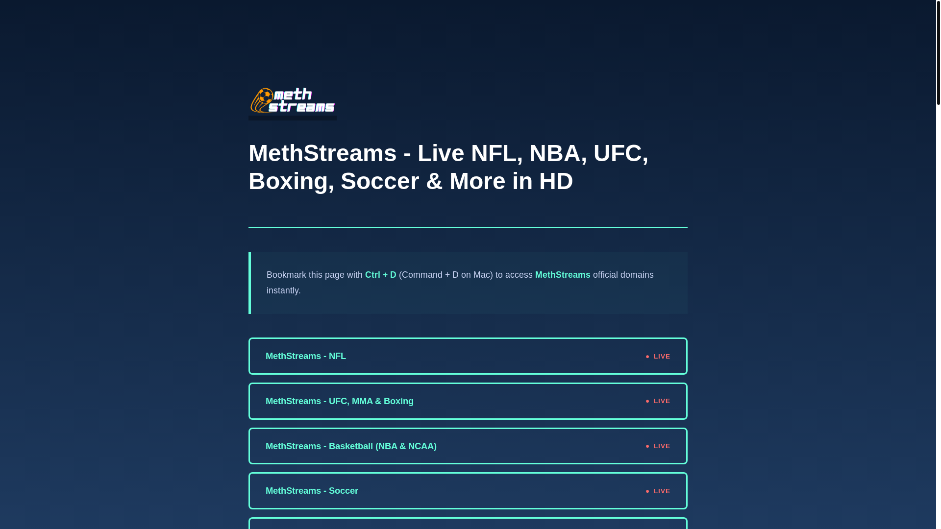 website screenshot of https://methstreams02-click.pages.dev/