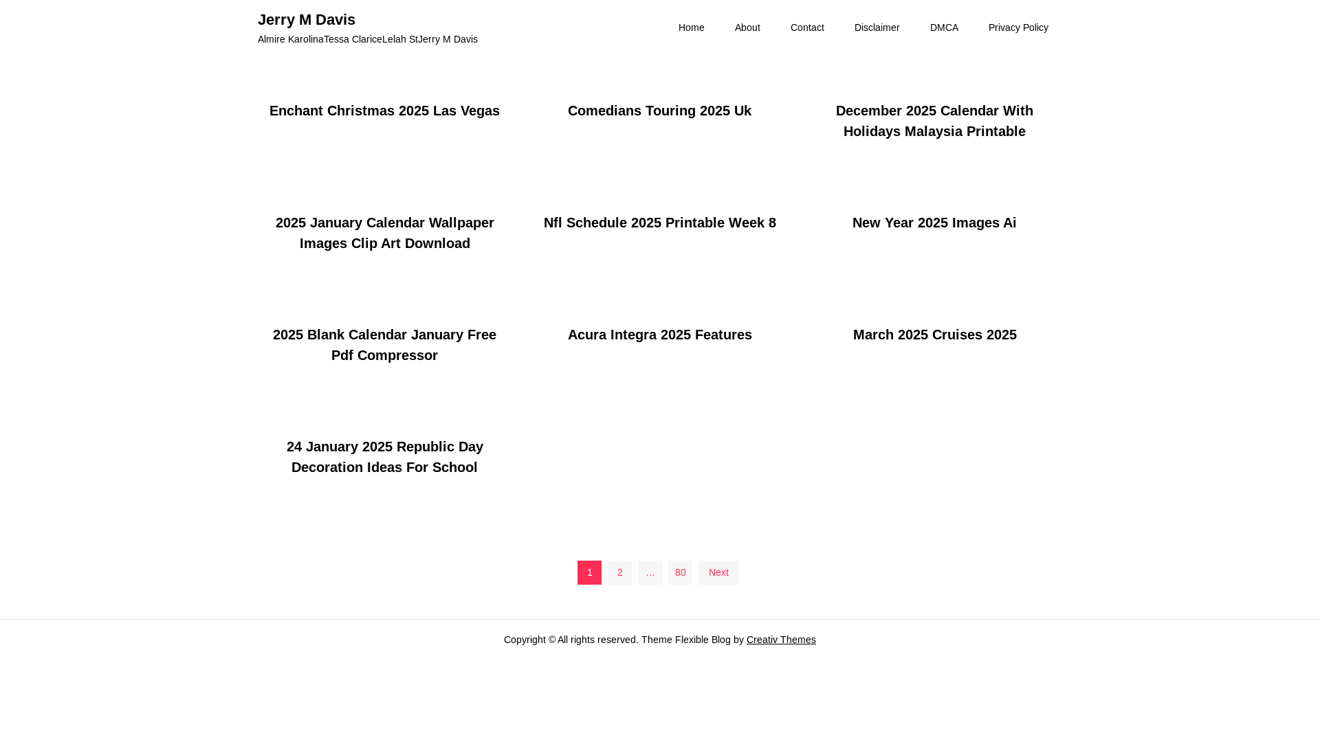 website screenshot of https://jerrymdavisd.pages.dev/