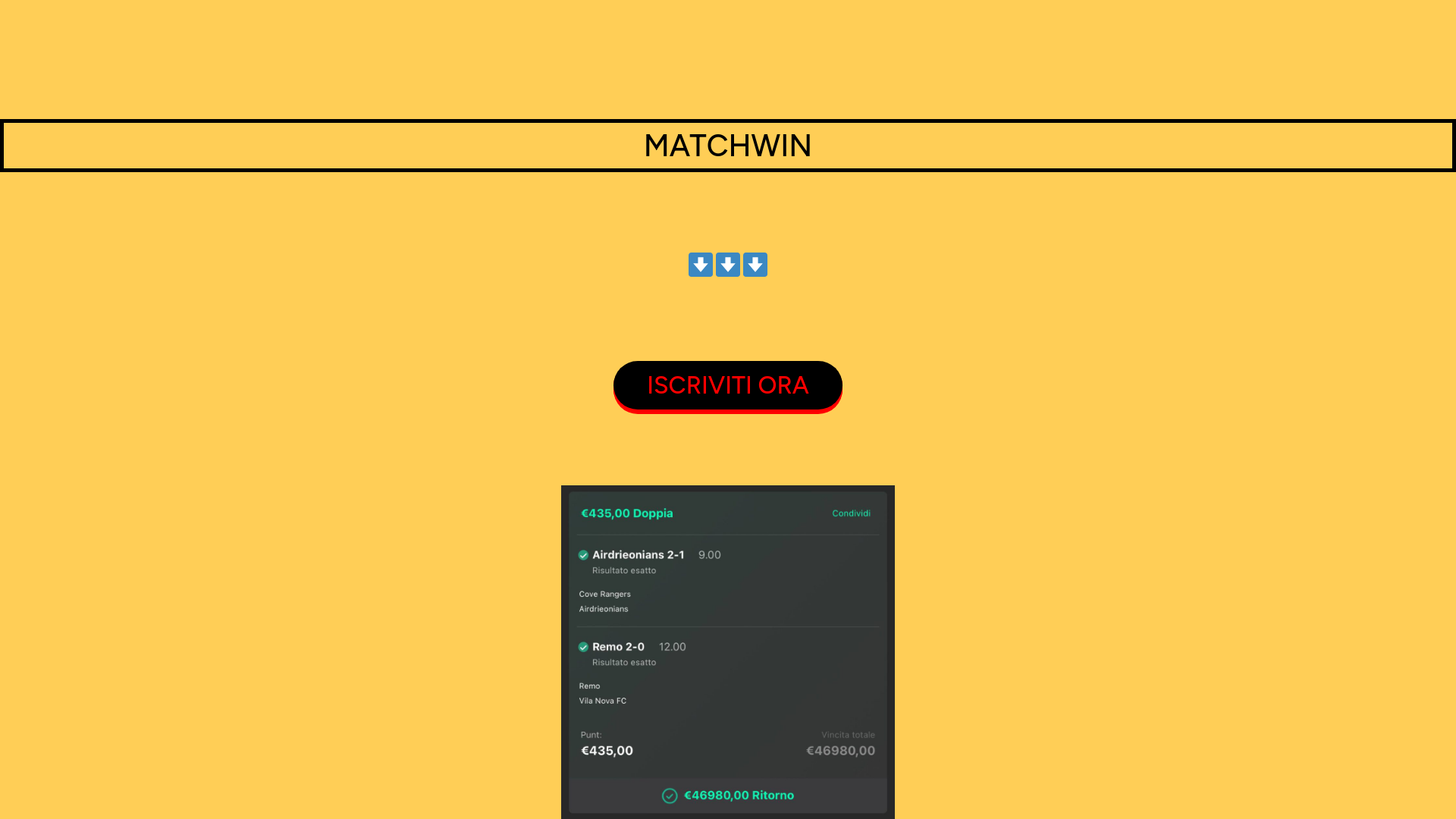 website screenshot of https://matchwin.pro/