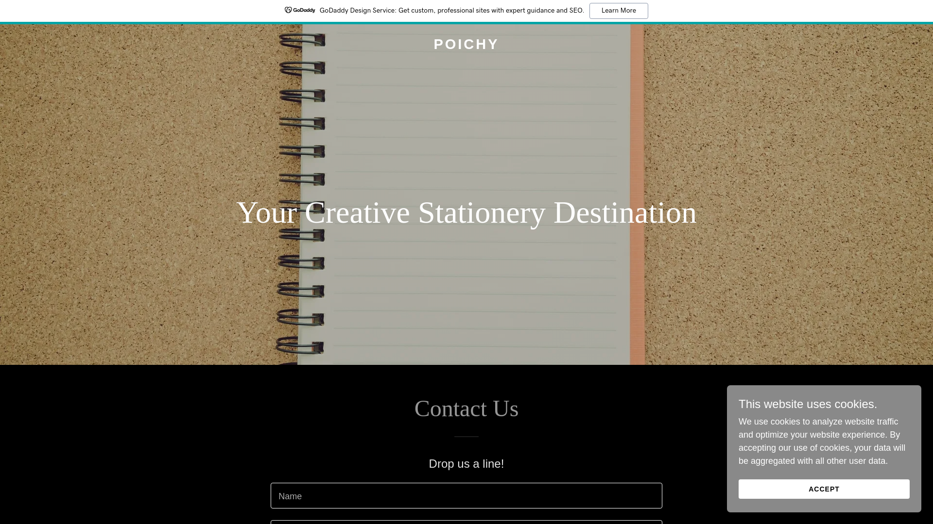 website screenshot of https://poichy.com/