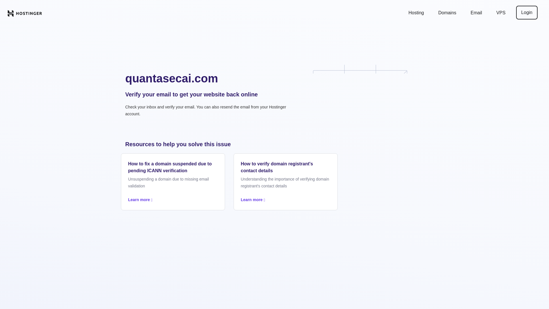 website screenshot of https://quantasecai.com