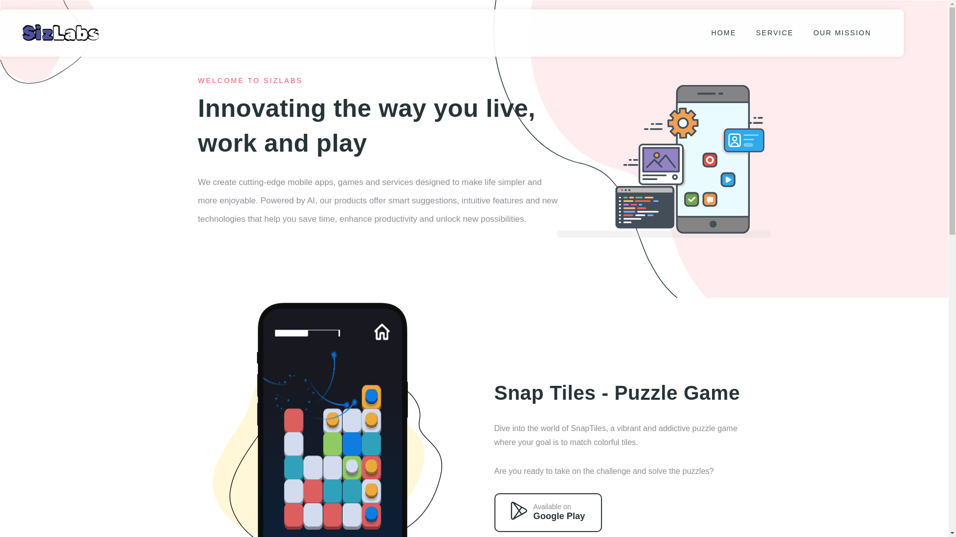 website screenshot of https://sizlabs-com.pages.dev/