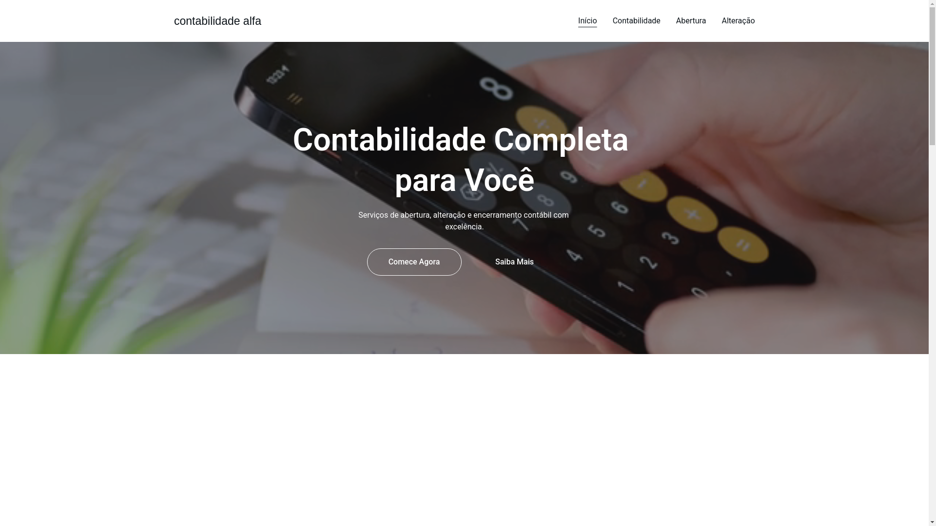 website screenshot of https://alfacontabili.site/