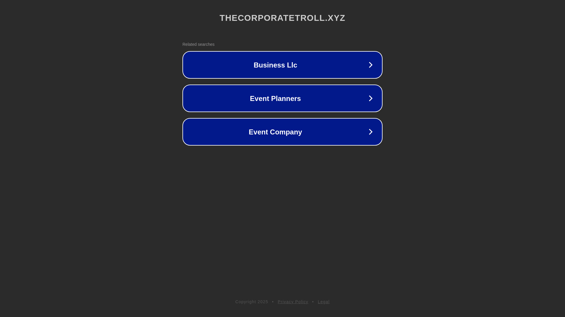 website screenshot of https://thecorporatetroll.xyz/