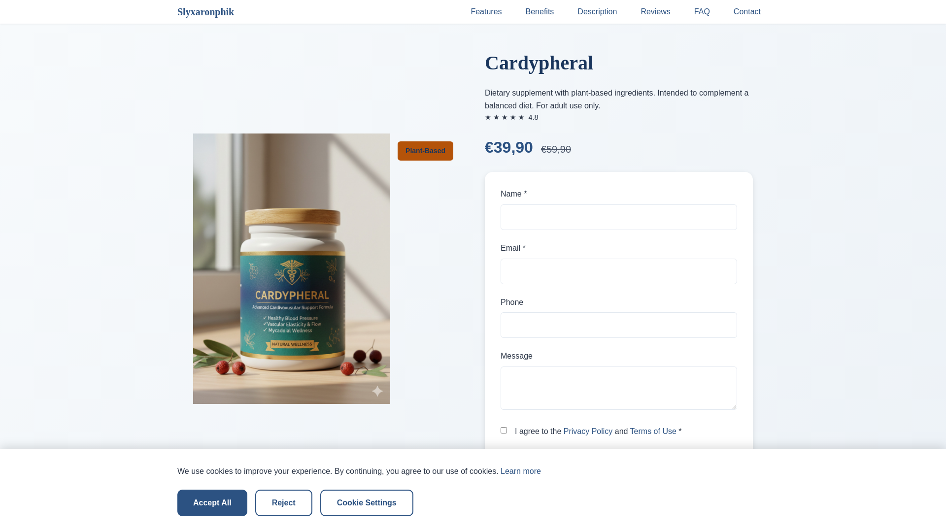 website screenshot of https://slyxaronphik.world/