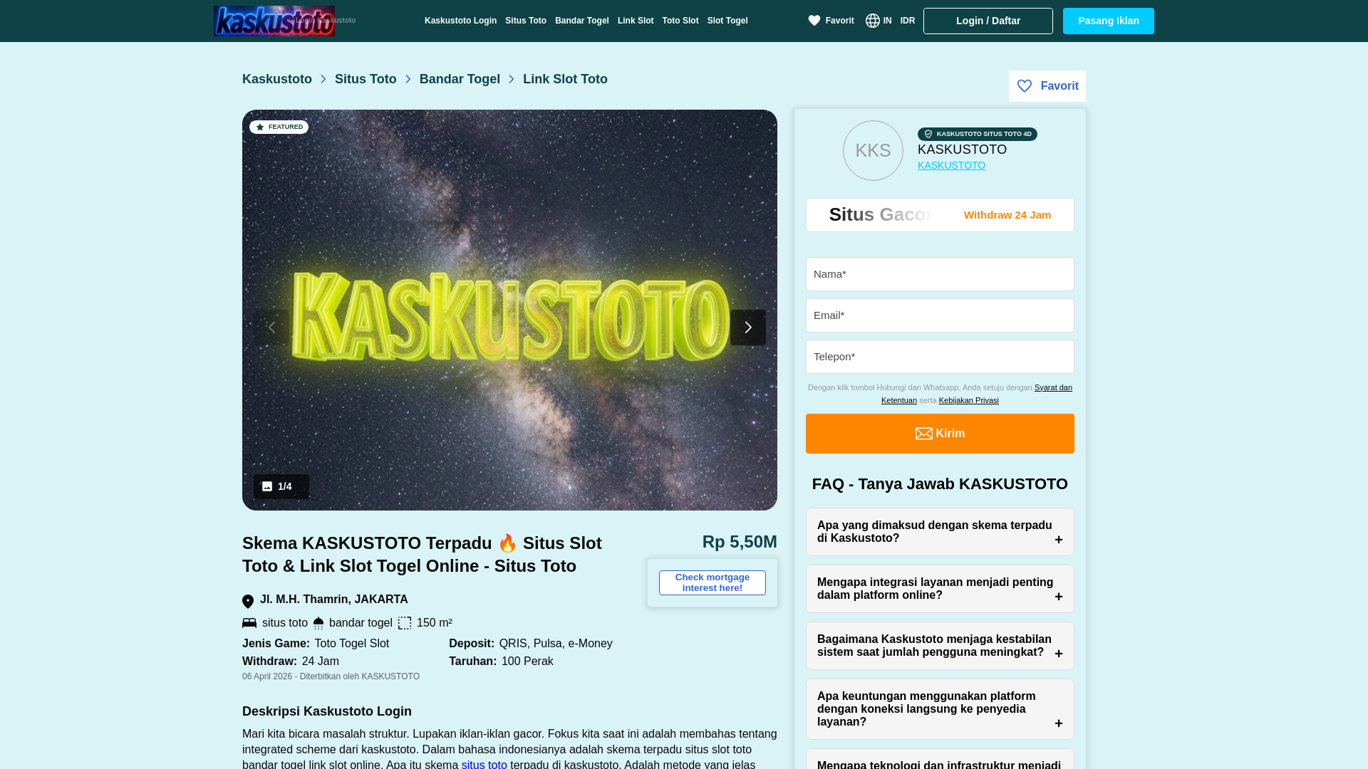 website screenshot of https://kaskustoto-dong-login-situs-toto.pages.dev/