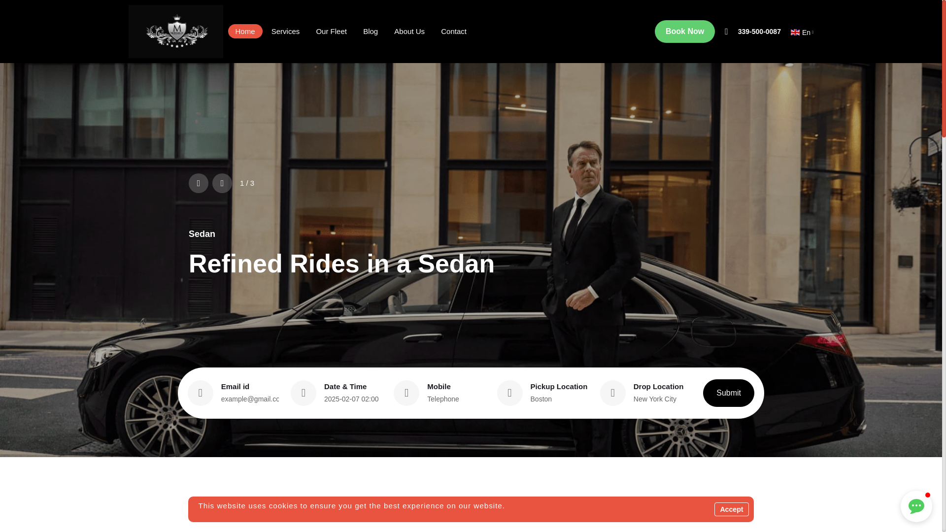 website screenshot of https://massachusettstransportation.com/