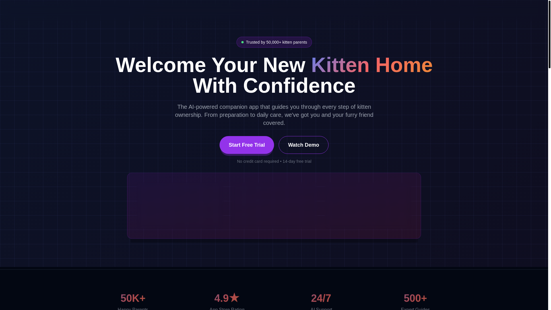 website screenshot of https://kitty-buddy-website.pages.dev/