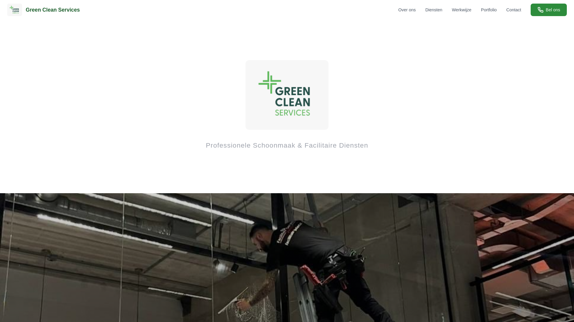 website screenshot of https://greencleanservices.pages.dev/