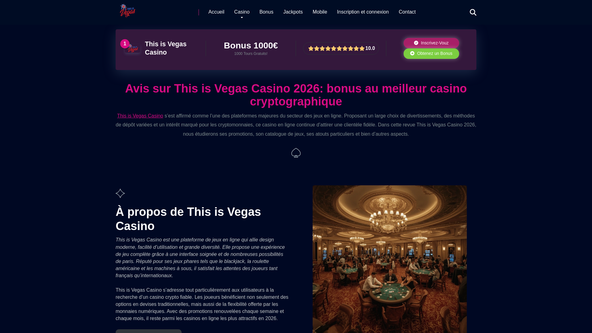 website screenshot of https://thisisvegascasinofr.shop/