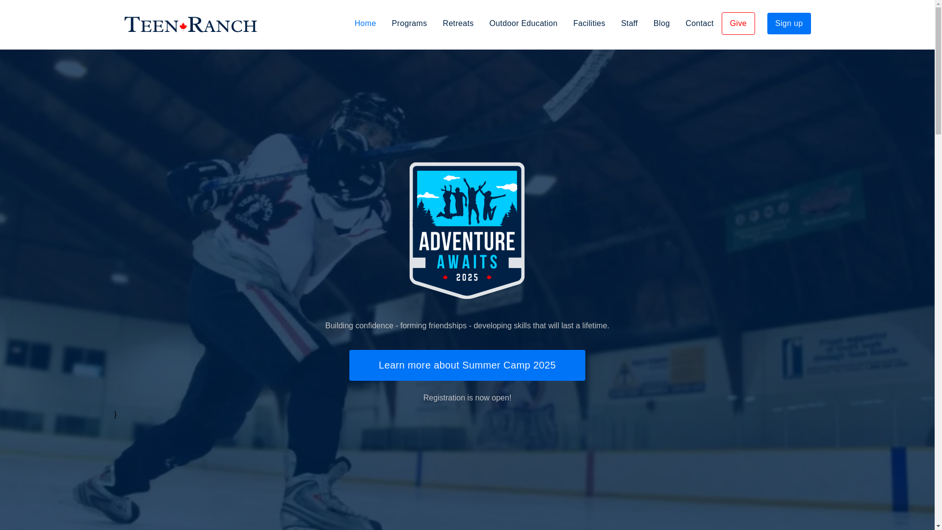 website screenshot of https://teenranch-com.pages.dev/