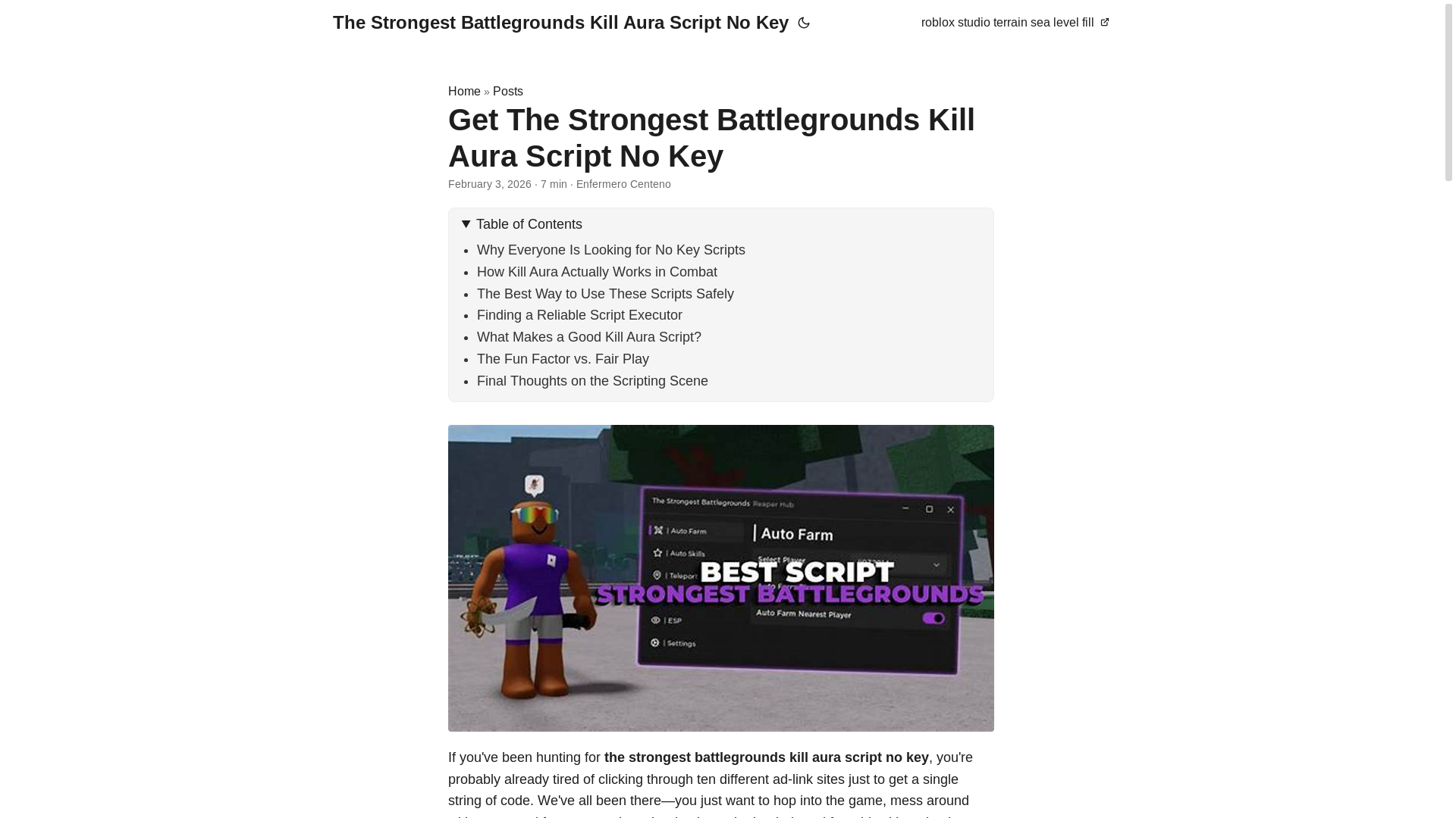 website screenshot of https://the-strongest-battlegrounds-kill-aura-script-no-key.pages.dev/