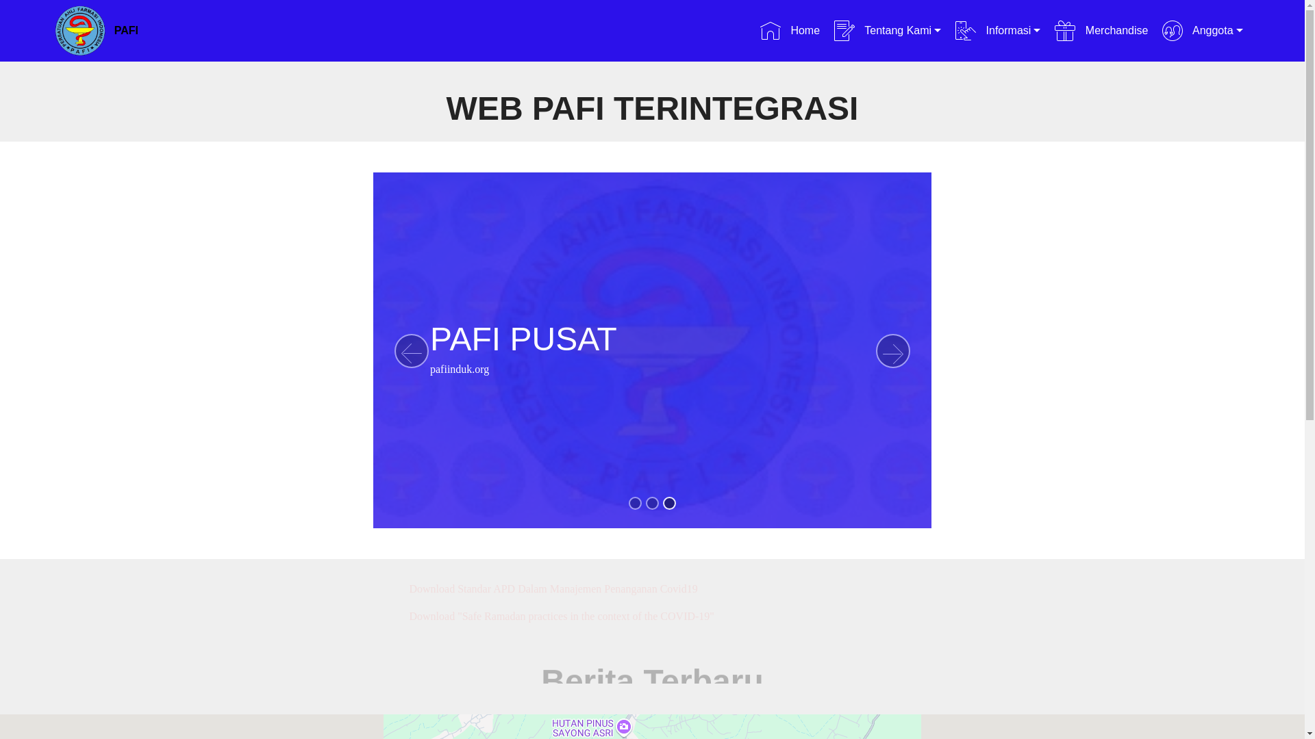 website screenshot of https://pafi-kintamani-org.pages.dev/