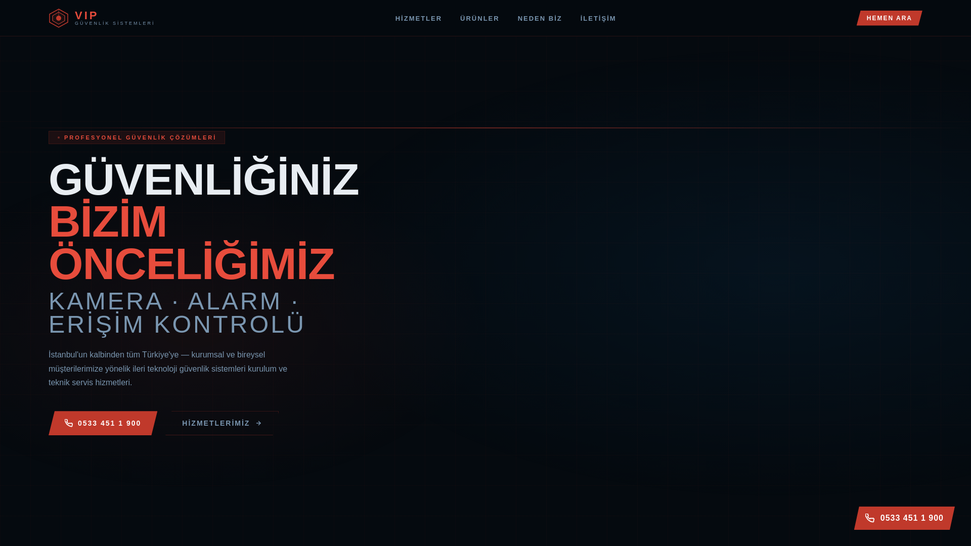 website screenshot of https://vipguvenlikiletisim.com.tr