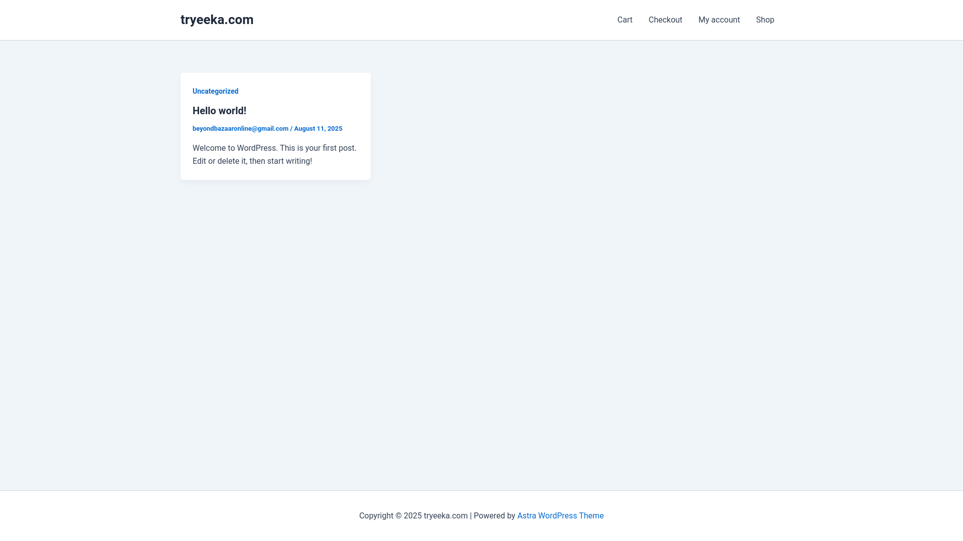 website screenshot of https://tryeeka.com/