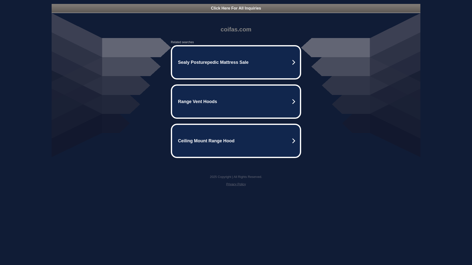 website screenshot of https://cw.coifas.com