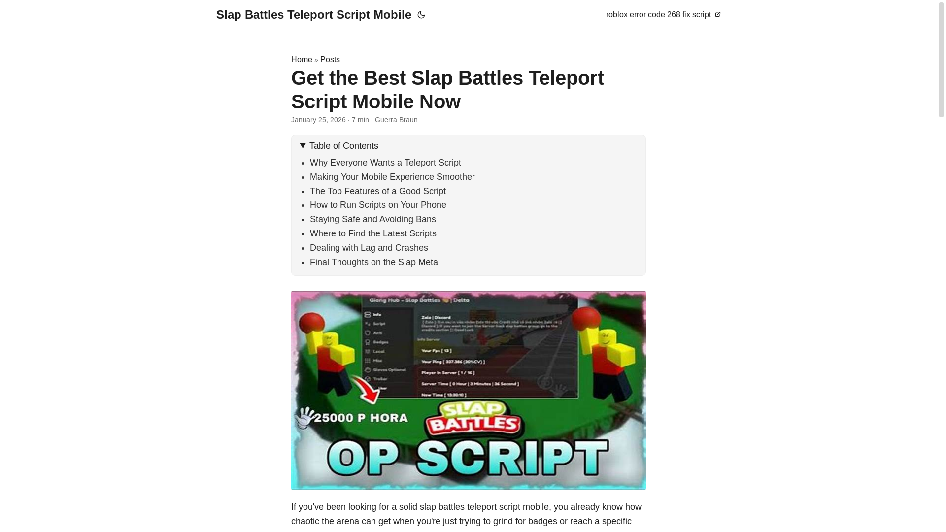 website screenshot of https://slap-battles-teleport-script-mobile.pages.dev/