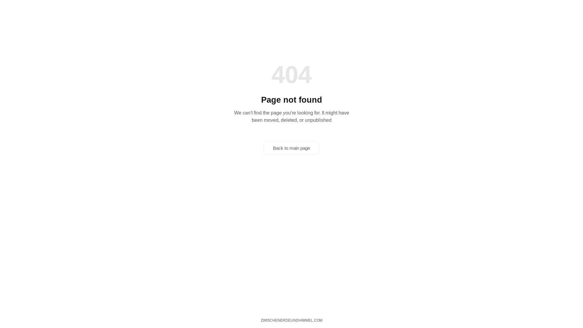 website screenshot of https://zwischenerdeundhimmel.com/