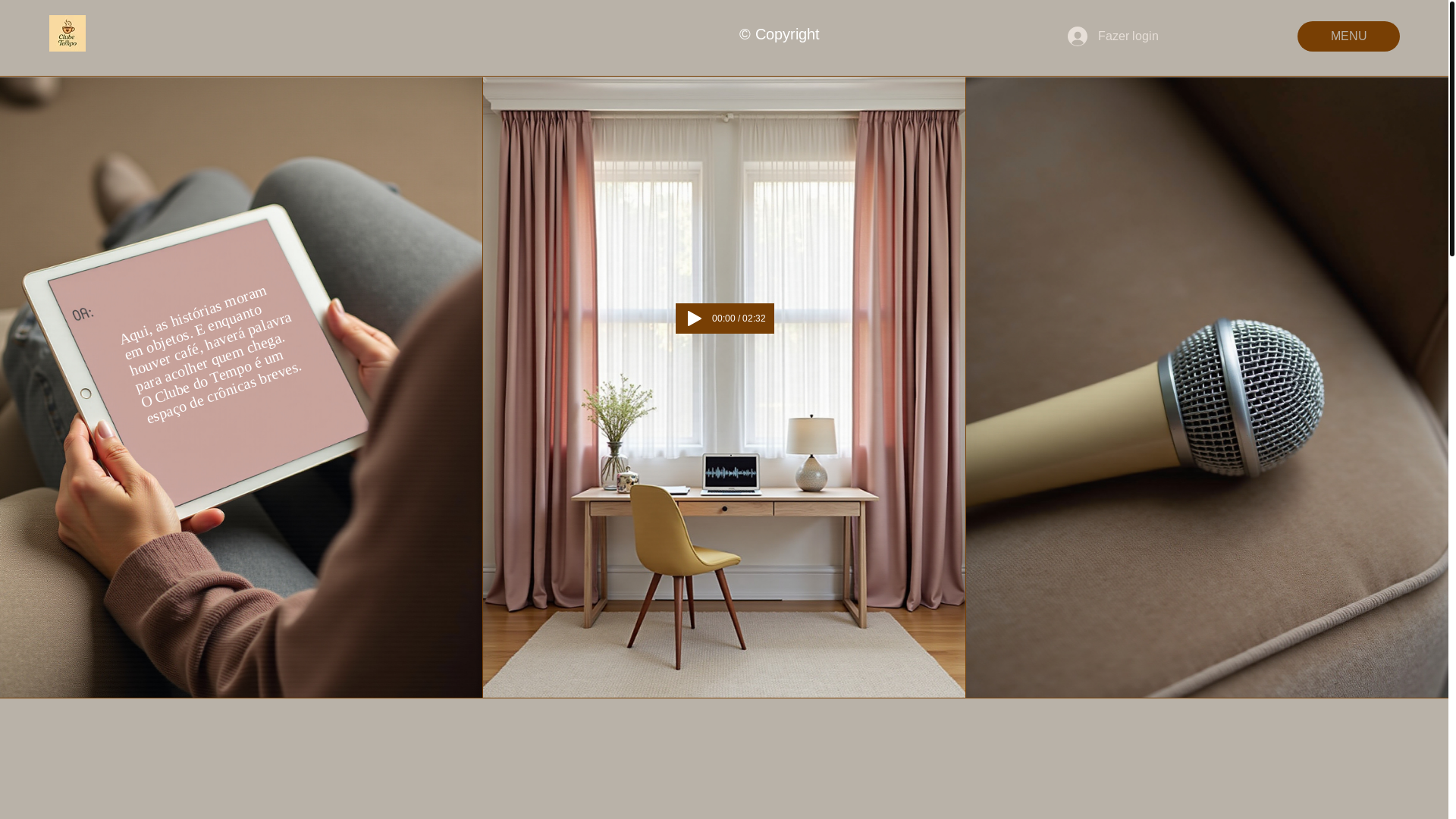 website screenshot of https://clubedotempo.com/