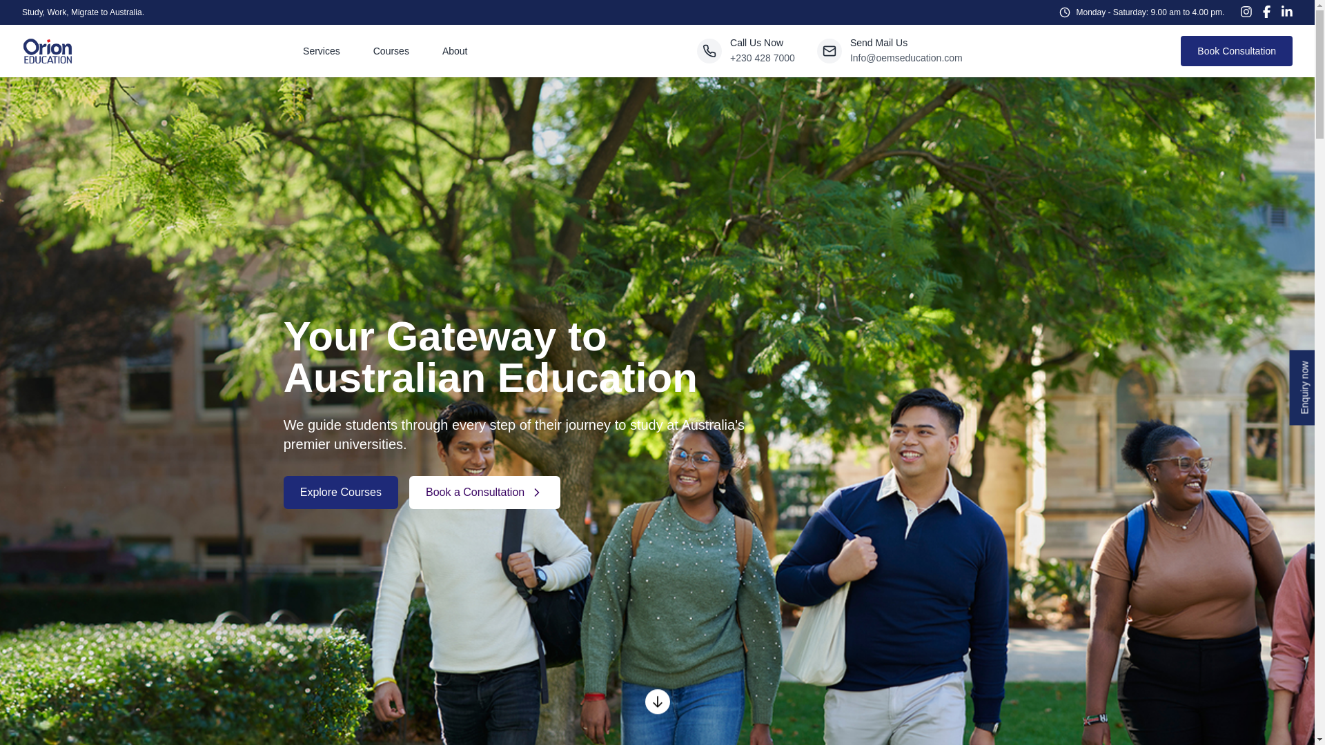 website screenshot of https://orion-education-and-migration-services.pages.dev/