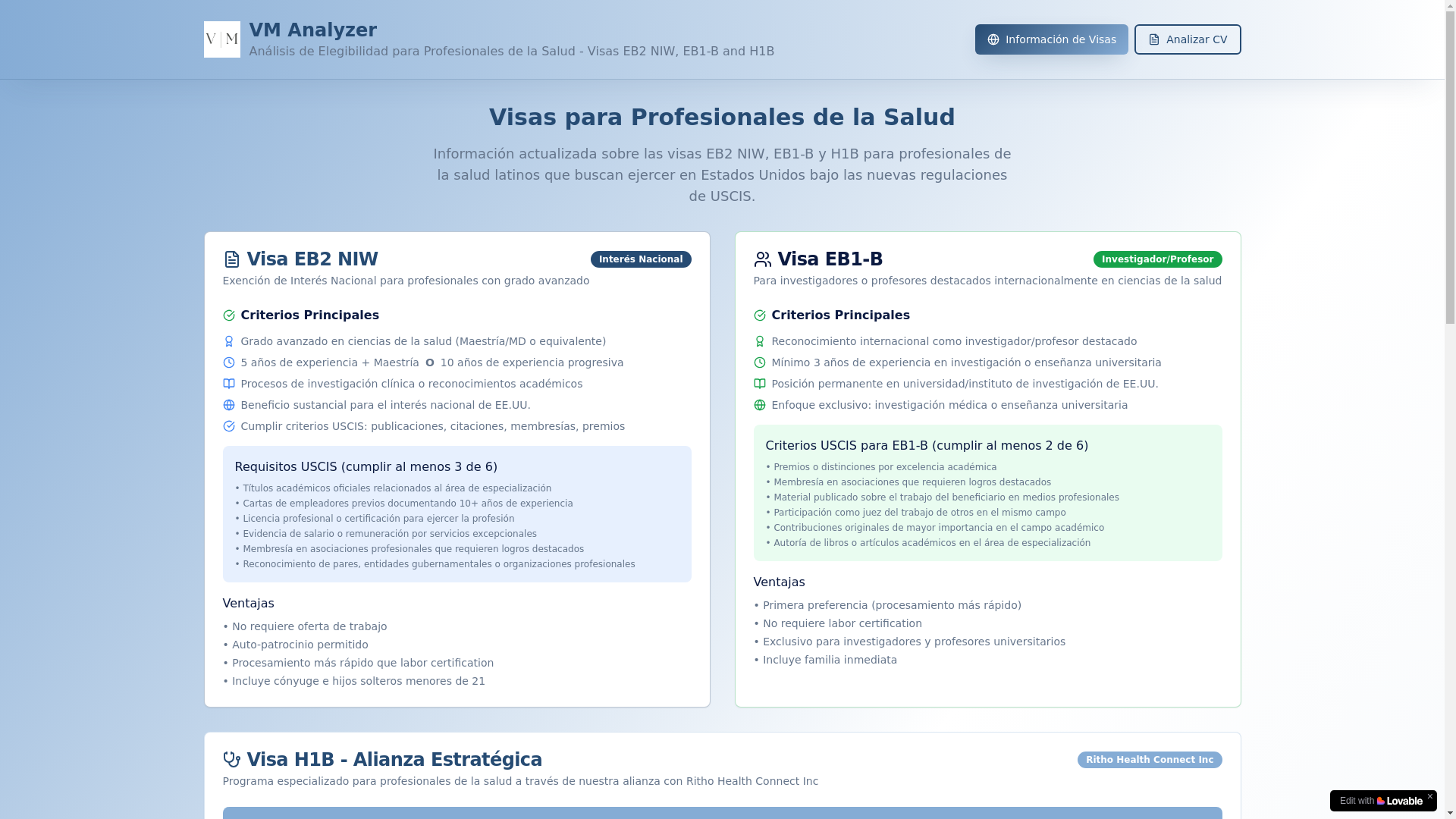 website screenshot of https://vmanalyzer.com/