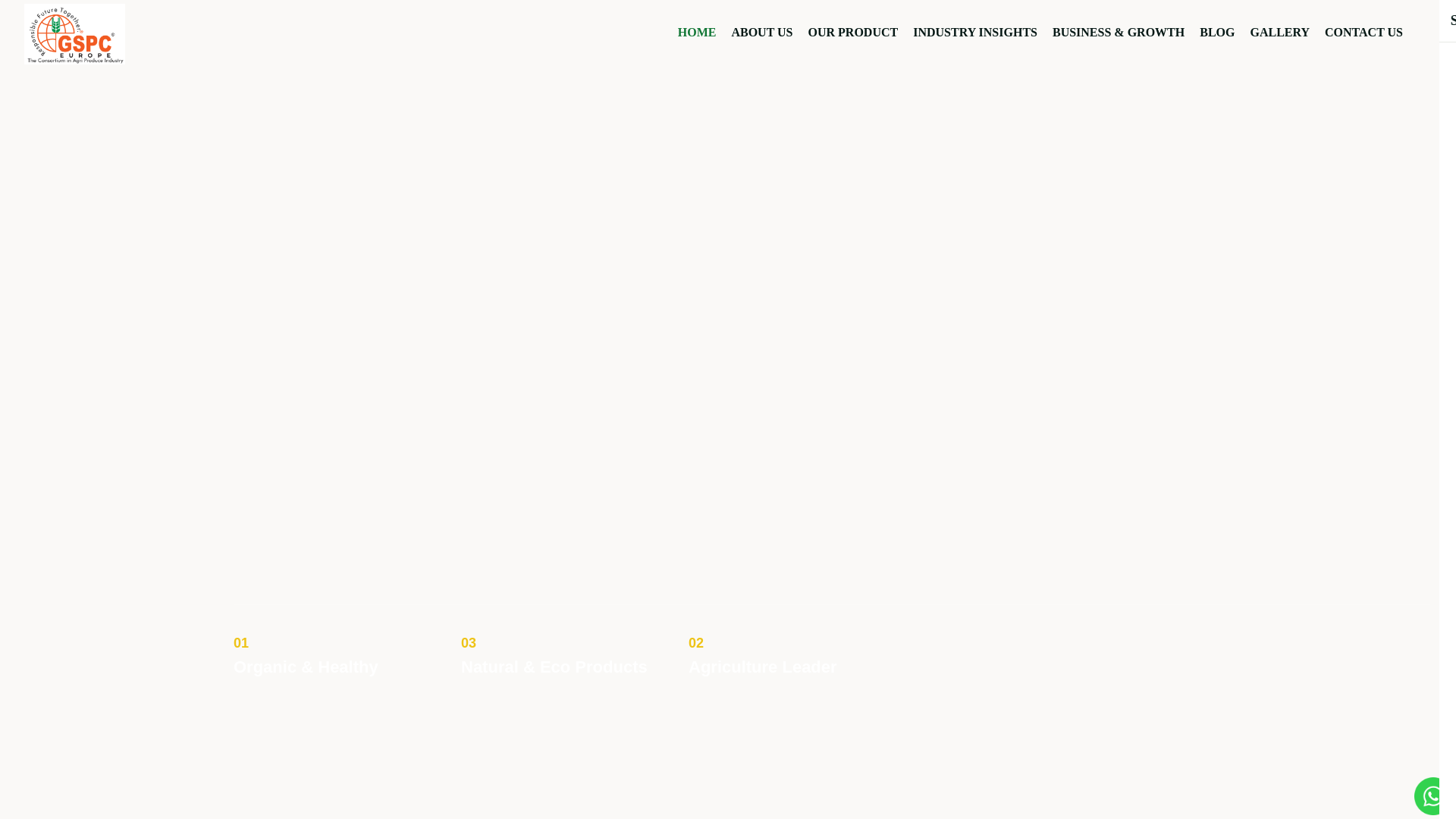website screenshot of https://gspcglobal.com