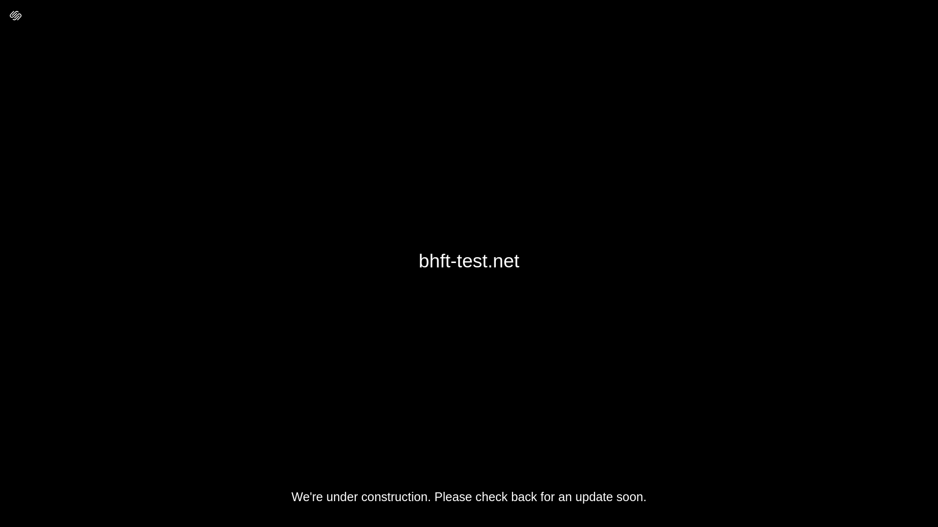 website screenshot of https://bhft-test.net/