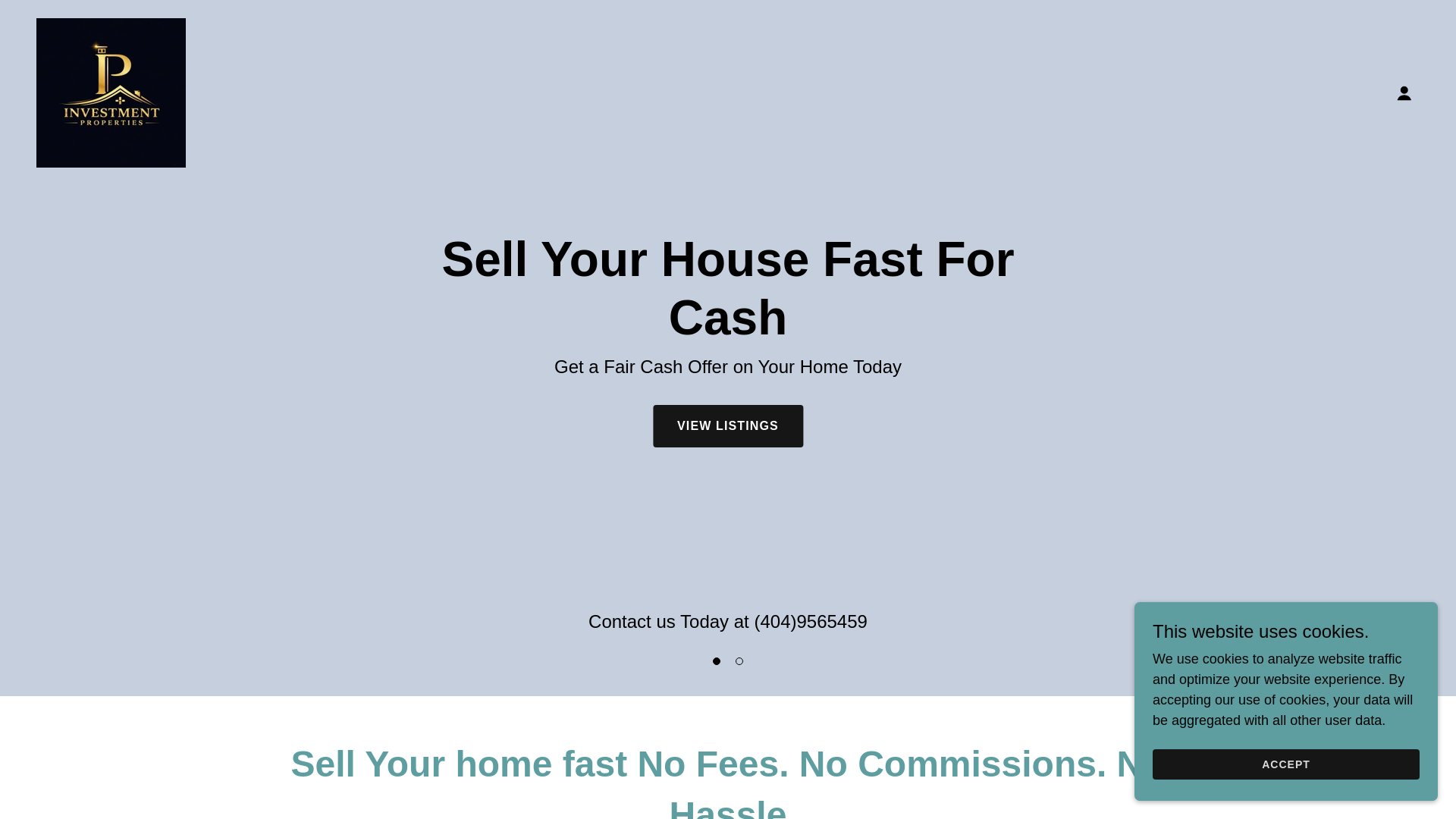 website screenshot of https://tlinvestmentproperties.com
