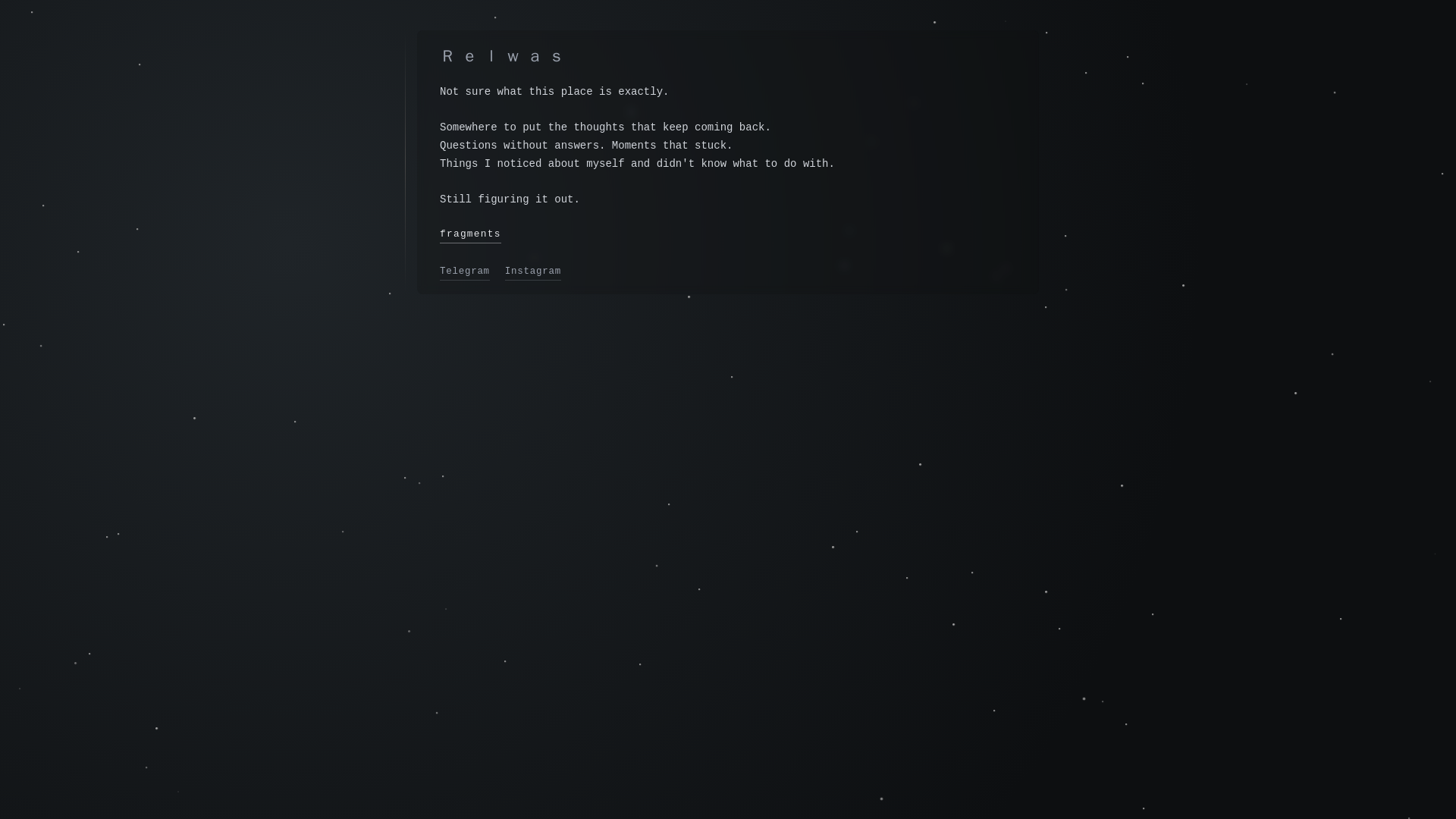 website screenshot of https://relwas.pages.dev/