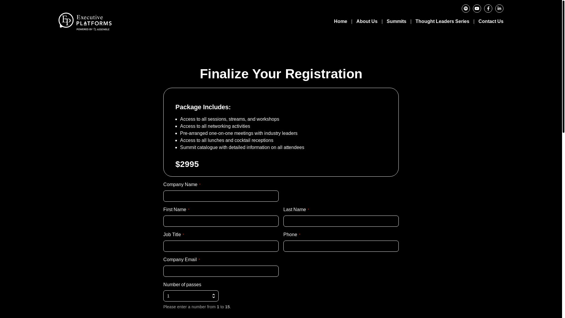 website screenshot of https://hello.executiveplatforms.com/t/103196/sc/b2bdc710-c212-45e2-bf8d-a9f34b910b3e/NB2HI4DTHIXS653XO4XGK6DFMN2XI2LWMVYGYYLUMZXXE3LTFZRW63JPMRSWYZLHMF2GKLLTNFTW45LQF47UG33OMZSXEZLOMNST2QSNK5JSMWLFMFZD2MRQGI2Q====/HEYTENDGG44DAMDBGMYWCZRXGNSGMZBRGZSTQMBWMI3DMMZTHEYDOY3FMQZDENBS/www-executiveplatforms-com-delegate-signup