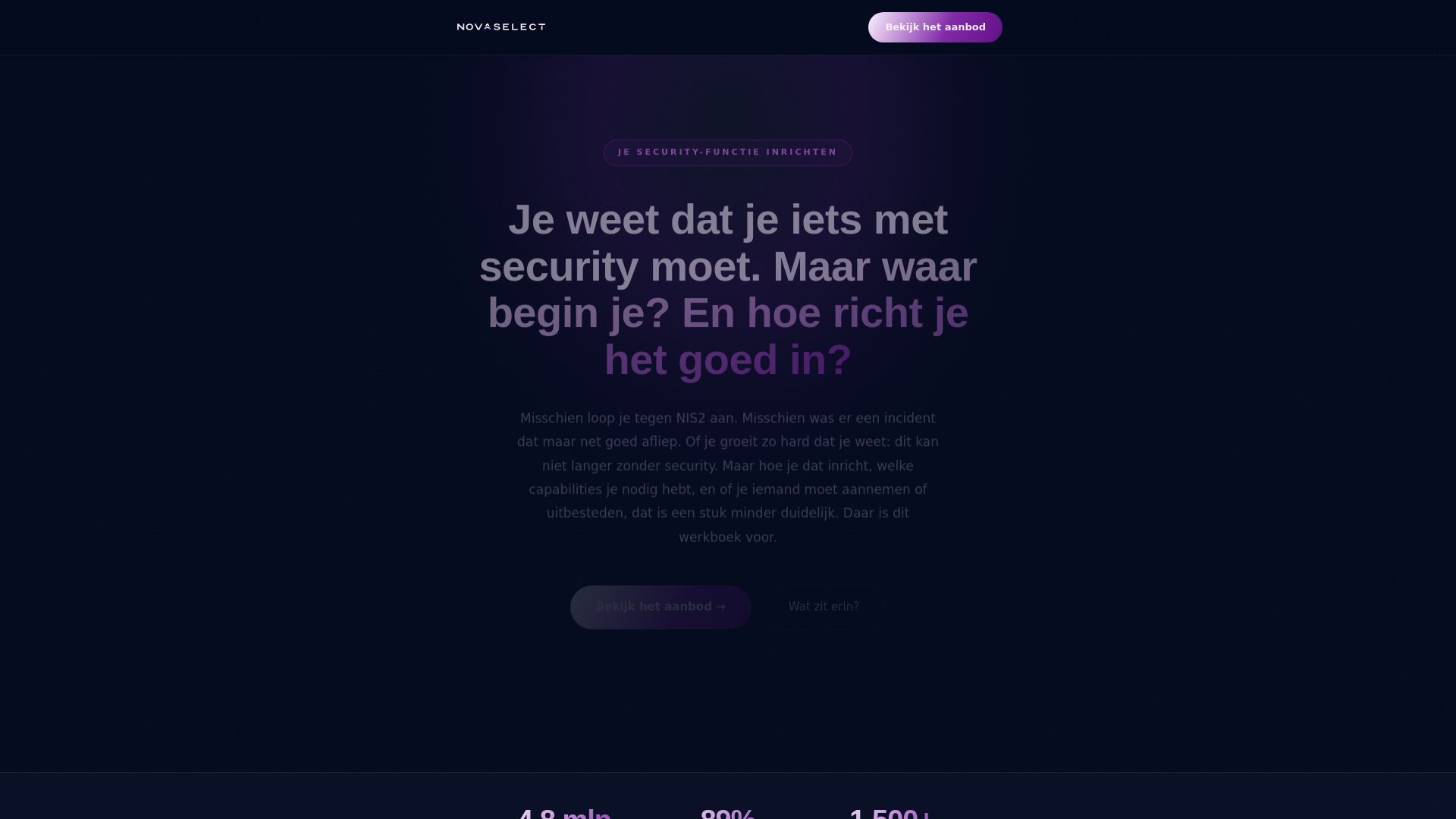 website screenshot of https://securitystaffingblueprint.com
